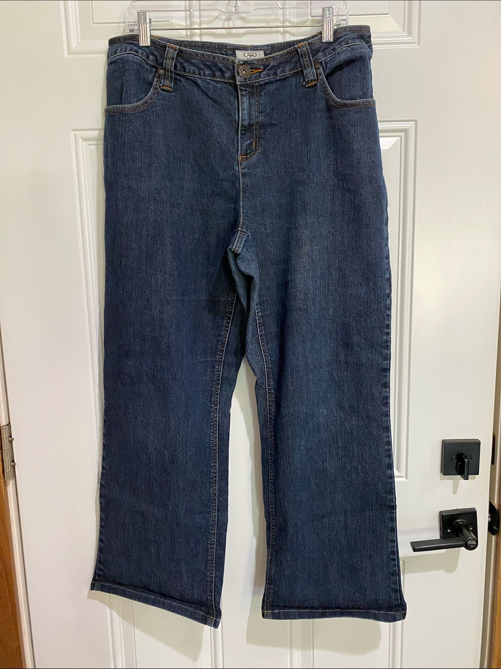 Dark Blue Women's Straight-Leg Jeans